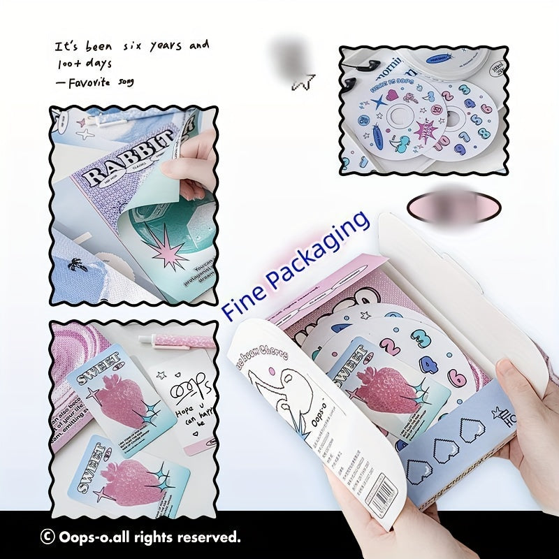 Retro Plan Journal Album Diary Material Notebook