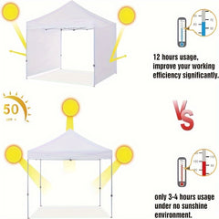 Canopy Sunwall Sidewall for 3.05x3.05m Pop Up Canopy