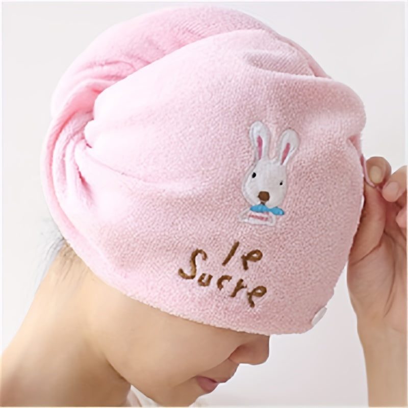 Microfiber Hair Towel Soft Drying Cap Absorbent Quick Drying Hair Wrap Towel