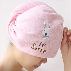 Microfiber Hair Towel Soft Drying Cap Absorbent Quick Drying Hair Wrap Towel