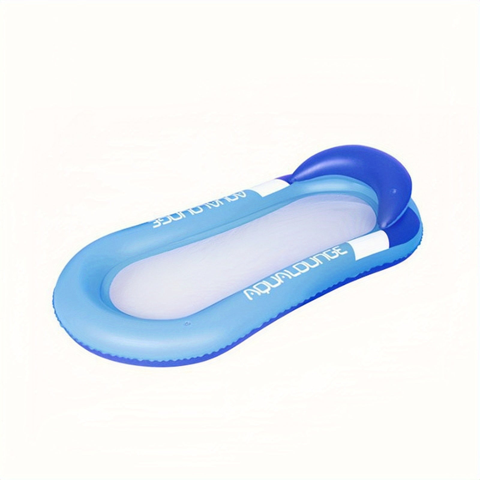 Inflatable Pool Lounge Chair with Backrest for Pool & Beach
