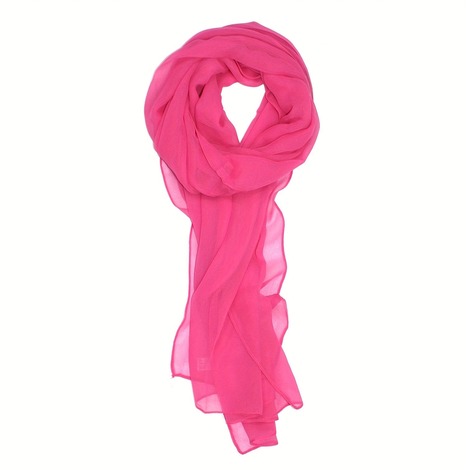 Solid Scarf Shawl Scarf Wrap Casual Polyester Head Wrap For Daily Decoration