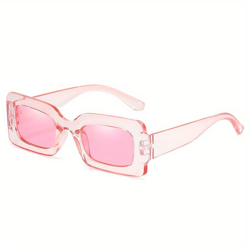 Men's Vintage Candy Small Square Frame Polarized Sunglasses UV Protection