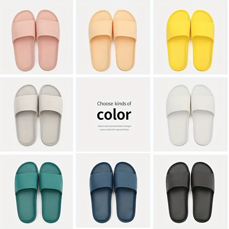 Men Slides Lightweight Non Slip Open Toe Quick Dry Slippers