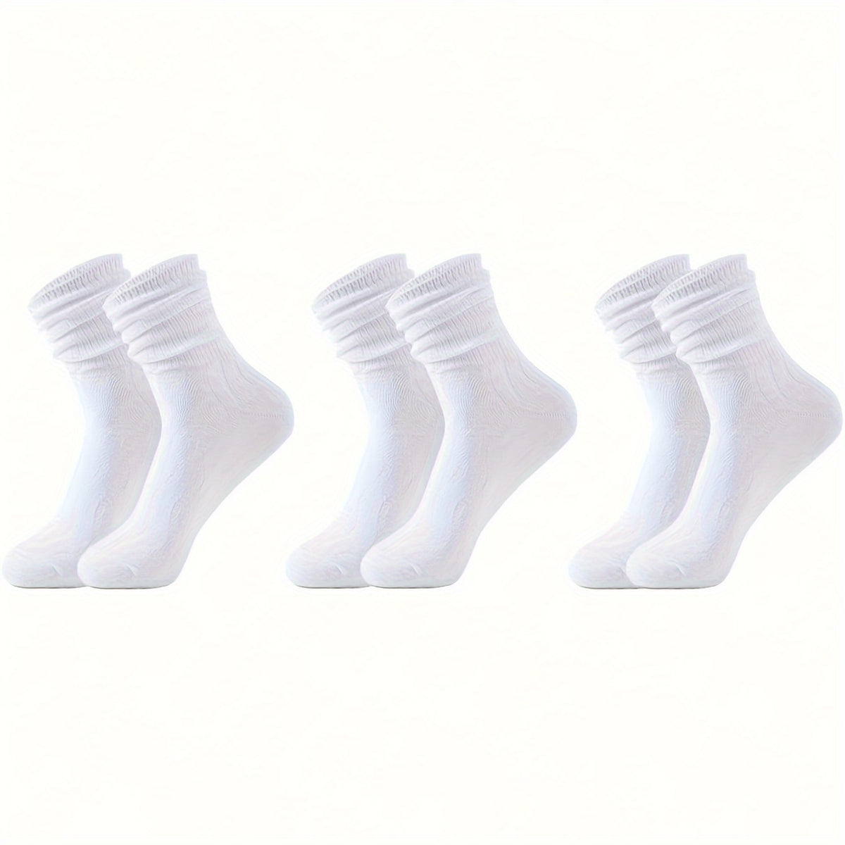 3 Pairs Diabetic Socks Non Binding Wide Top Moisture