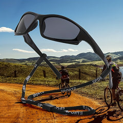 Outdoor Sports Riding Men's Sunglasses + Eyeglass Rope