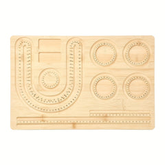 Wooden Hand String Plate DIY Beading Aids for Jewelry Making