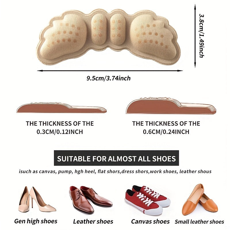Insoles For High Heel Shoes Adhesive Heel Pads Liner Grips Foot Care Pain Relief