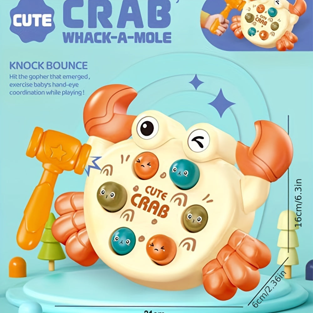 Montessori Baby Toys Toddler Board Game Animal Theme Knocking Game