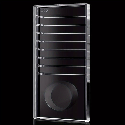 Crystal Eyelash Extension Pallet False Lash Tray Strip Glue Holder