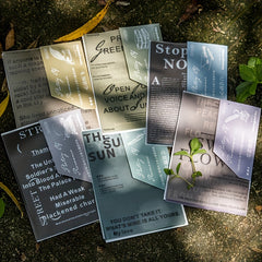 Romantic Poetry Collection Paper 20 Sheets Pack 6 Styles