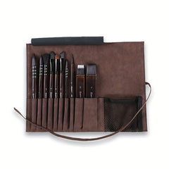 10pcs Master Level Squirrel Hair Watercolor Brush Set