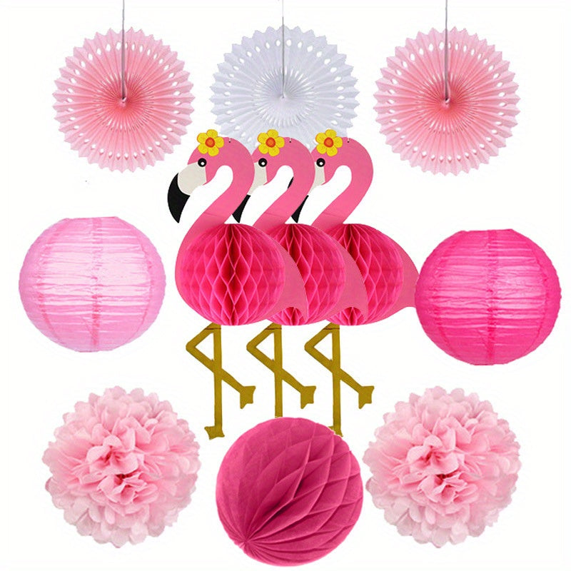 Flamingo Party Decorations Set - Luau Birthday Tropical Bachelorette Party