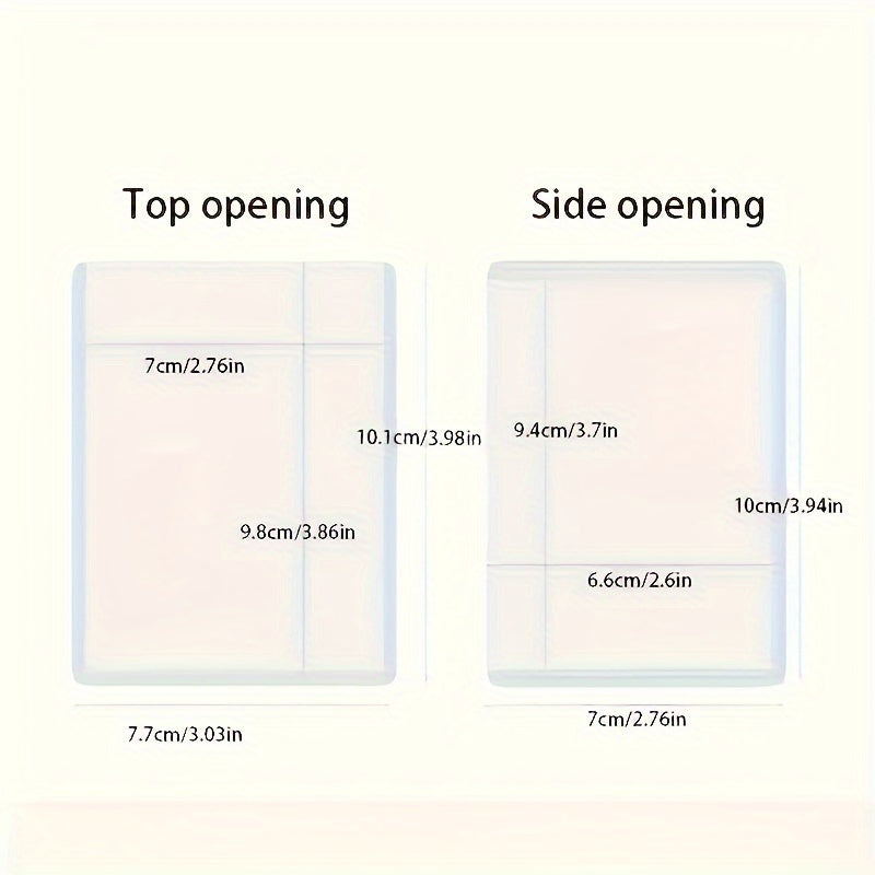 10pcs Double-sided Card Holder Hard Car