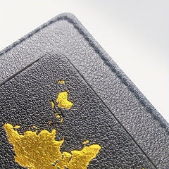 Map Pattern Passport Cover Holder Travel Case Unisex