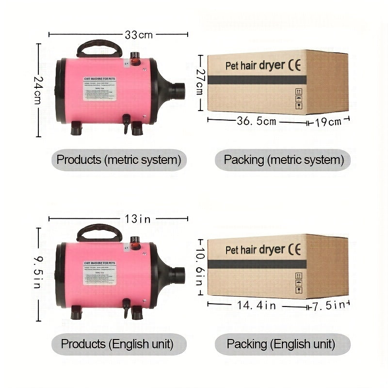 Professional Dog Hair Dryer for Large Breeds