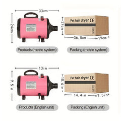 Professional Dog Hair Dryer for Large Breeds