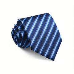 Men's Striped Tie for Party Holiday Wedding