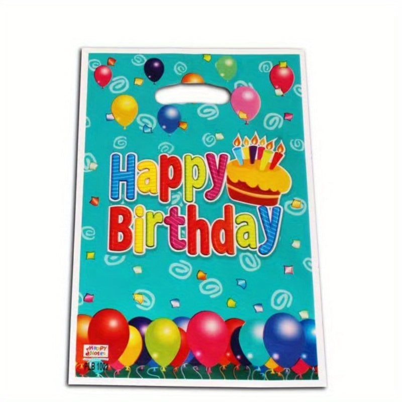 20pcs Happy Birthday Pearlescent Candy Bags