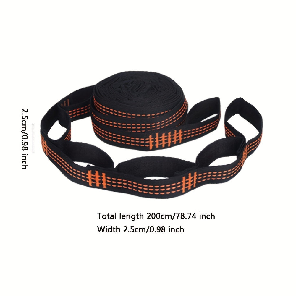 2pcs Hammock Strap Outdoor Tree Hanging Load Bearing Rope