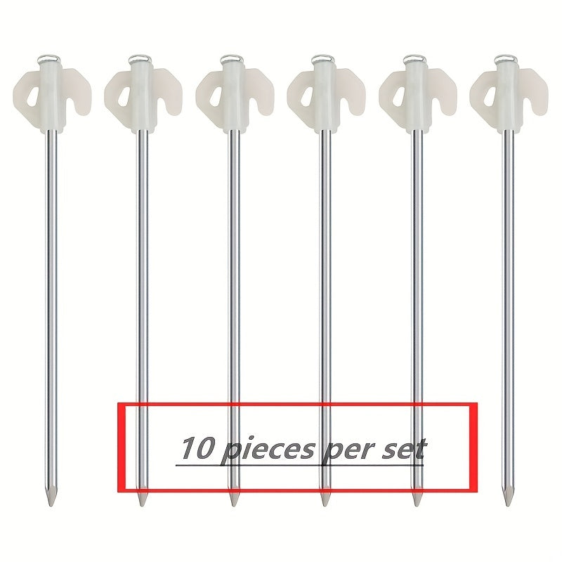 Fluorescent Tent Stakes Durable Ground Nails for Camping