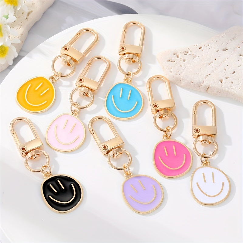Smiley Face Keychain Gift For Men And Women Friends
