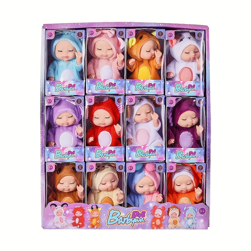 12 Pack Reborn Sleeping Dolls Zodiac Dolls Anime Theme Mixed Du