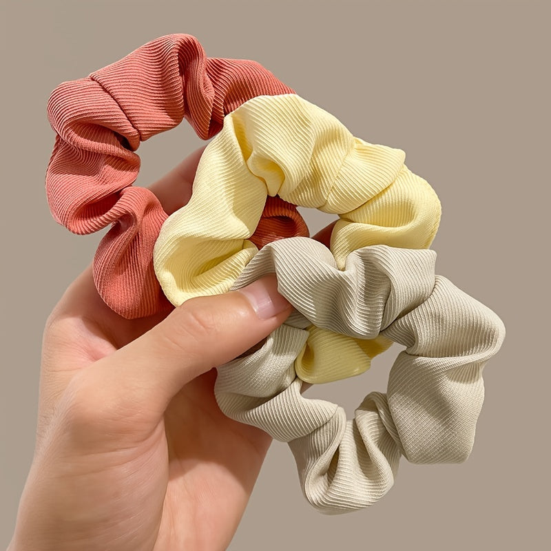 5pcs Scrunchies Rings Ponytail Hair For Girls Ties Ropes Bands Elastic Women