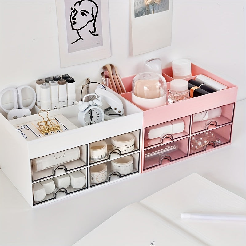 4 Drawers Desktop Makeup Organizer Acrylic