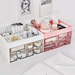 4 Drawers Desktop Makeup Organizer Acrylic