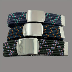 Elastic Military Buckle Belt For Kids