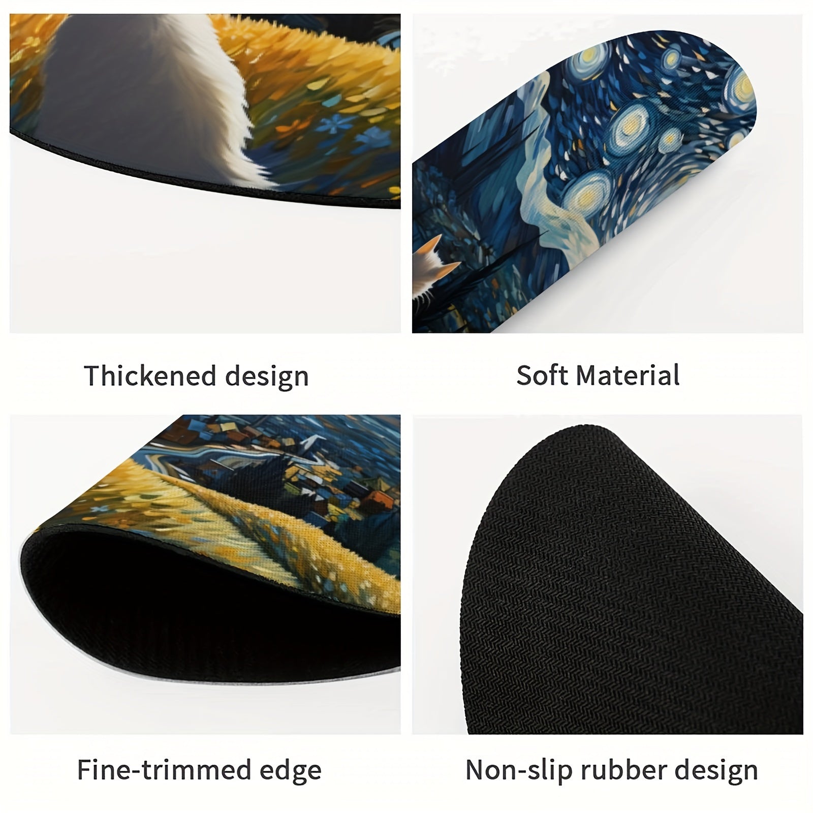 Non-Slip Waterproof Mouse Pad for Office and Home Use