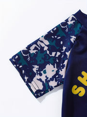 Boys Shark Bait Swim Set Trunks & Tops for Beach Vacation