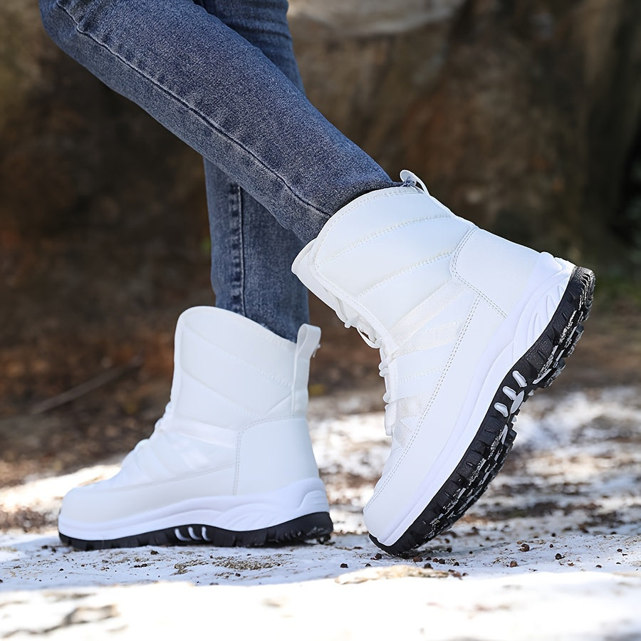 Women's Warm Snow Boots Non slip Platform High Tube Boots