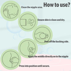 10 Pairs Women's Invisible Nipple Pasties