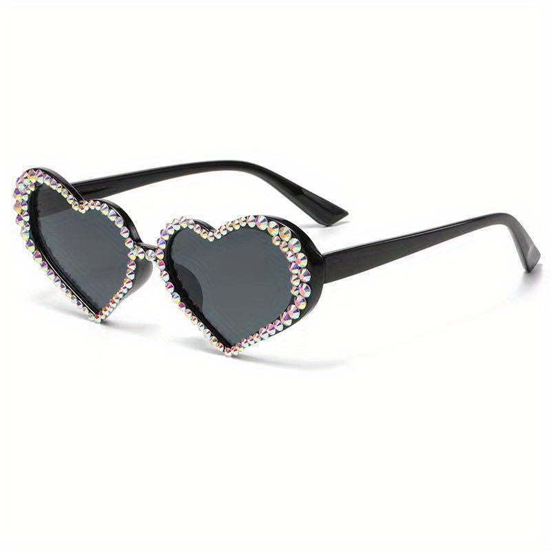 Men's Heart Shaped Sunglasses for Street Photography Party