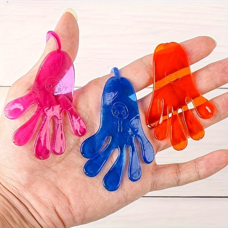 Colorful Elastic Sticky Wall Palm Toy for Climbing Hands