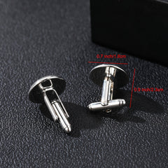 Dragon King Cufflinks & Tie Clip Set for Men