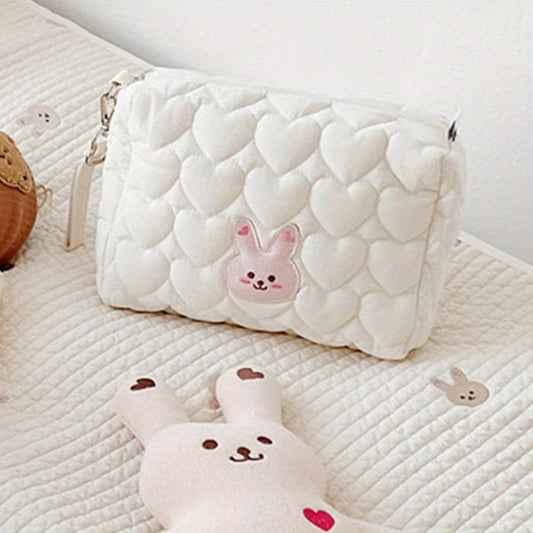 Zipper Handbag for Moms & Babies - Diaper Wipes Love Quilt