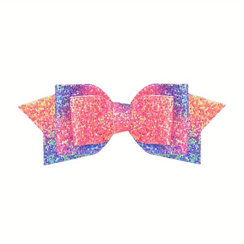 Kids Glitter Butterfly Hair Clip Y2K Hair Accessory