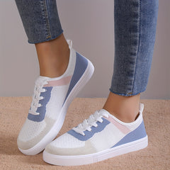 Women's Breathable Non-Slip Sneakers Low Flat Sport Shoes