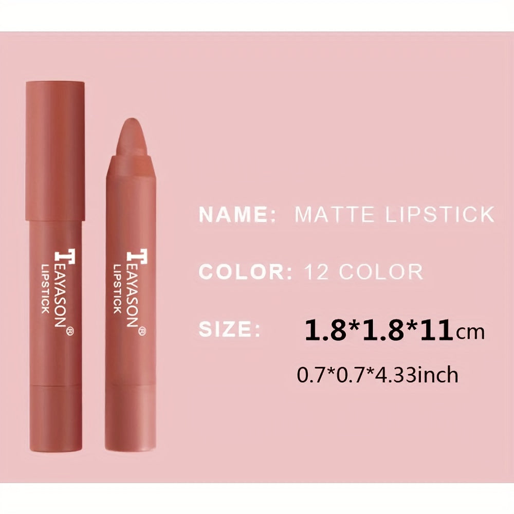 Matte Lipstick Long Lasting Velvet Smudge Proof Lip Liners Lip Primer