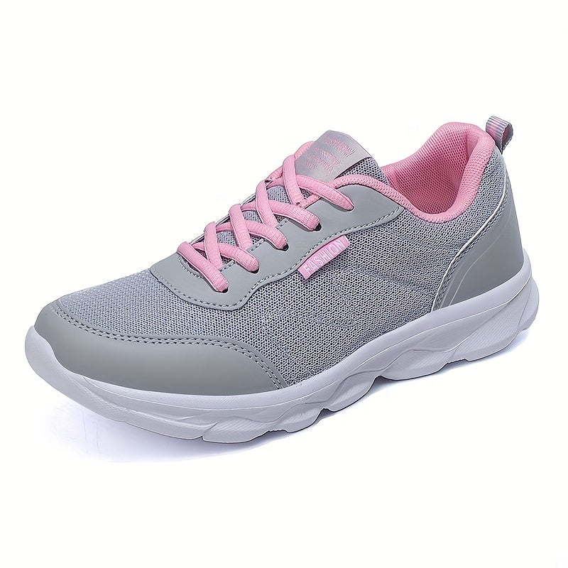 Y2k Women's Non Slip Walking Shoes Lace Up Soft Sole Comfort Running Shoes