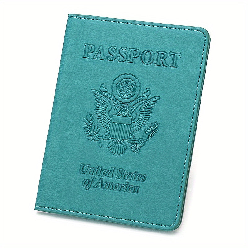 Passport Holder Travel Bag PU Leather Passport Cover Protector Waterproof