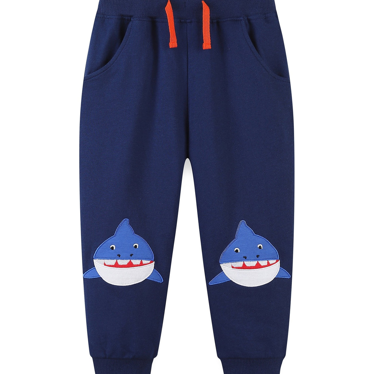 Boys Shark Embroidered Long Pants Spring/Autumn Kids Clothing