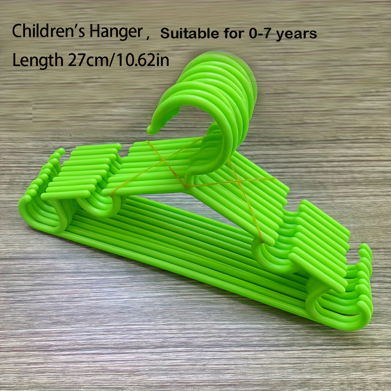 Delicate Kids Clothes Hangers Set Of 4 Sleek Lightweight Portable