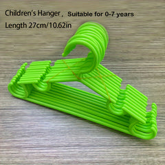 Delicate Kids Clothes Hangers Set Of 4 Sleek Lightweight Portable