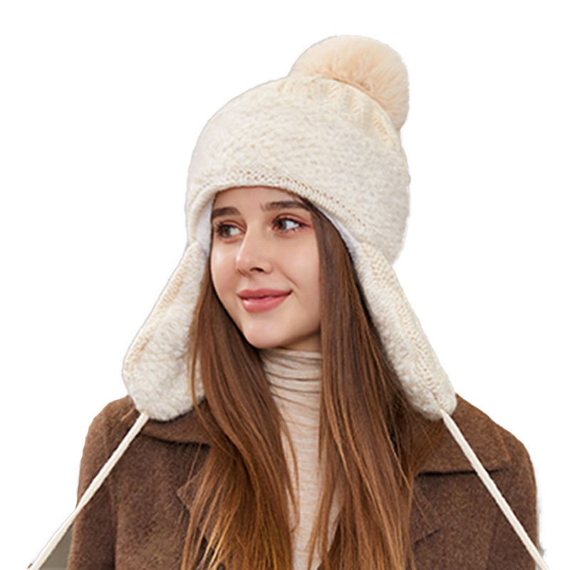 Women Slouchy Fleece Beanie Hat Winter Balaclav