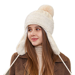 Women Slouchy Fleece Beanie Hat Winter Balaclav