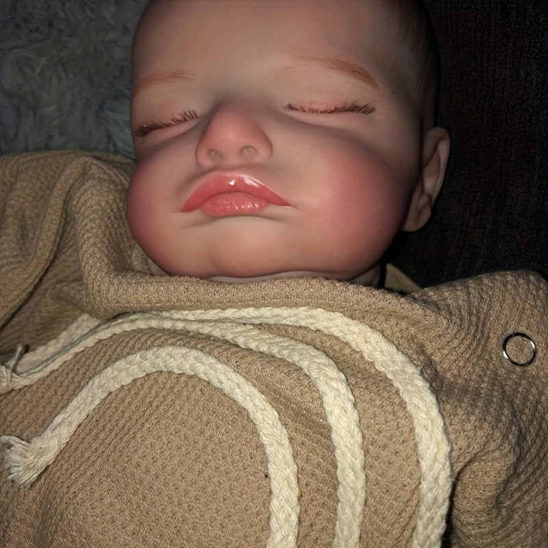19in Reborn Rosalie Doll Soft Hair 3D Skin Tone Veins